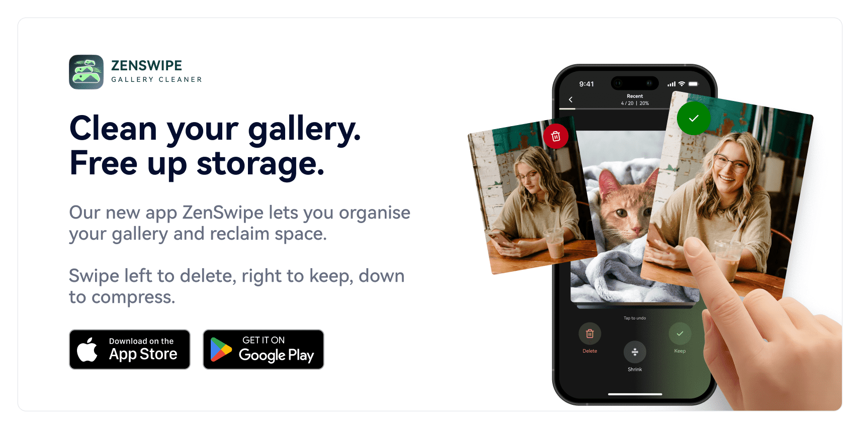 ZenSwipe Gallery Cleaner – download the app